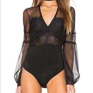 Black Lace Onesie